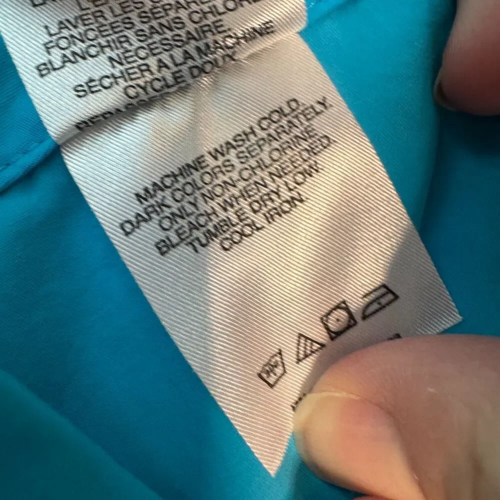 Nautica Blue Nylon Shorts Size Medium - Picture 8 of 8